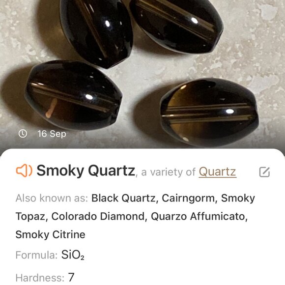 Genuine Dark Smoky Quartz Bib Necklace, Gemstone & Copper Choker - Picture 12 of 14